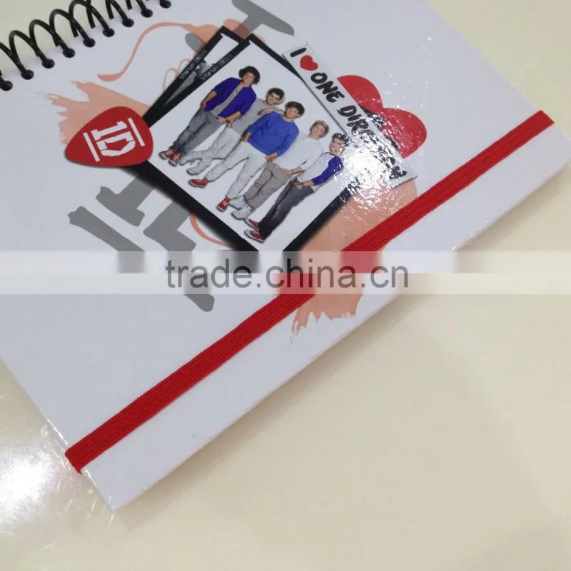 Export good quality notebook with elastic band NSXQ-0007