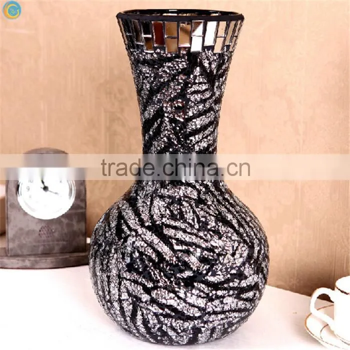 big mosaic vases