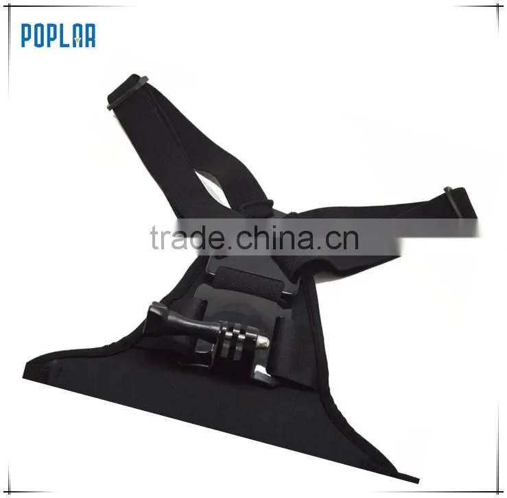 Poplar Factory price wholesale gopros harness chest strap for gopros camera heros 4 3+ 3 2 1.