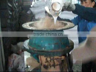 Foundry sand mixer for brass faucet casting