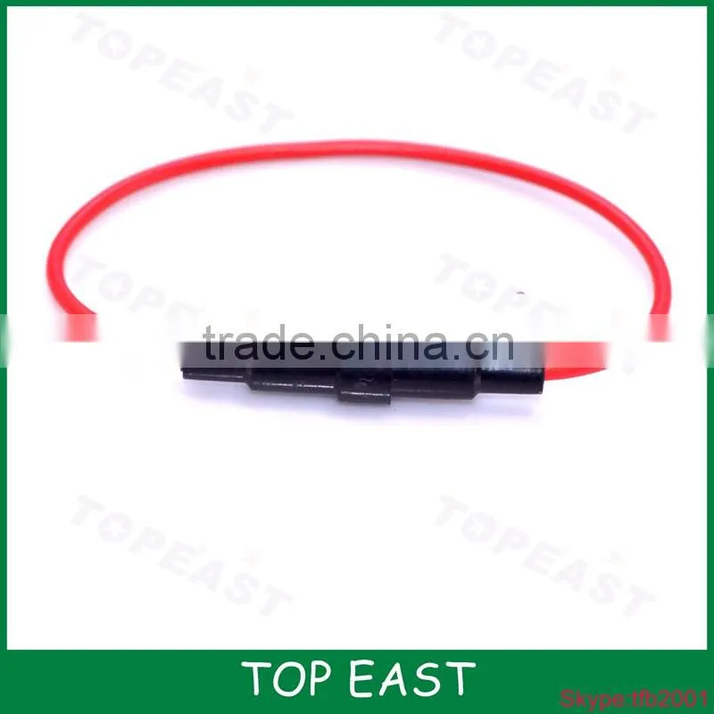 15A In-Line Mini Blade Type Fuse Holder lead wire