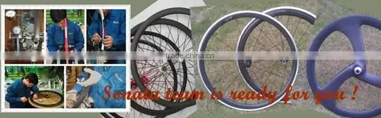 Sonatacarbon mtb carbon tubular wheels 650C MTB 26inch 22mm clincher carbon bicycle wheels with 3K glossy