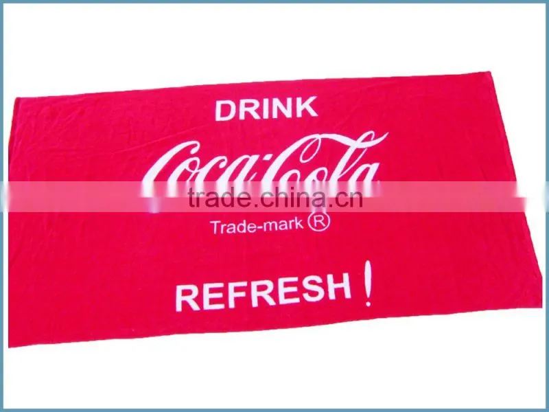 Cotton Beach Towel Anime Girls Cartoon logo Velour Reactive Print
