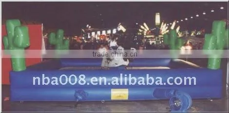 commercial inflatable bouncers game machine(bull riding machine)