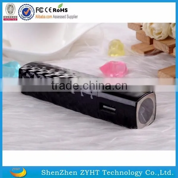 Perfume shape power ban 2600mah charger power
