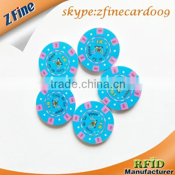 China supplier shaped plastic playing pvc gift card with hole punch