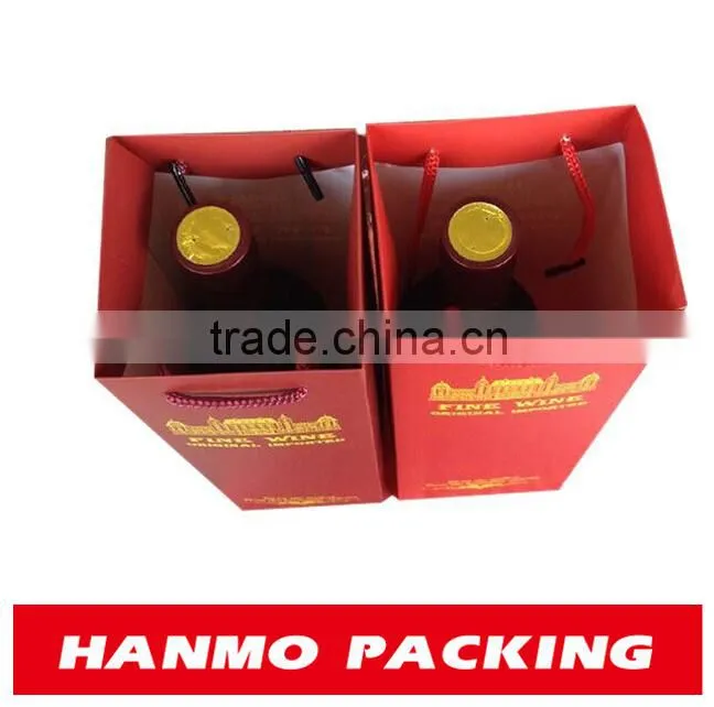 Special wine paper bag wine tote bag factory wholesale custom orders
