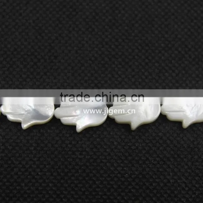 Australia Nature White Hand Shape Mother of Pearl MOP Shell Gemstone For Wedding Dresses 2014