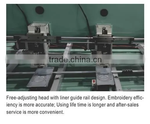 High speed coiling mixed computerized embroidery machine