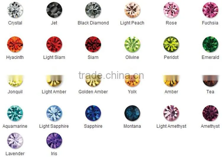 Sew on Rhinestone, Silver foiled fancy stones, colours fancy rhinestone for clothes
