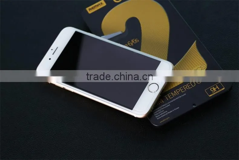 Remax 2pcs Set 0.28mm Glass Protector With Metal Box Explosion-proof Tempered Glass Screen Protector For iPhone 6/6s TB-0060