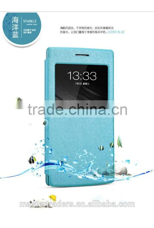 Genuine NILLKIN Sparkle Series Flip Luxury PU Leather Case Skin Back Cover For One Plus MT-2749