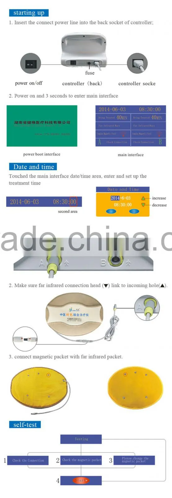 digital medical product far infrared magnetic therapy equipment