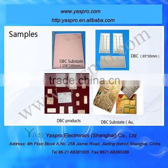 Aln Circuit Board(Thin Film Dpc/Dbc Substrate)Ceramic Pcb