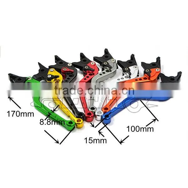 BJ-LS-003 Gray cnc adjustable motorcycle brake lever for GSXR1000 GSXR600