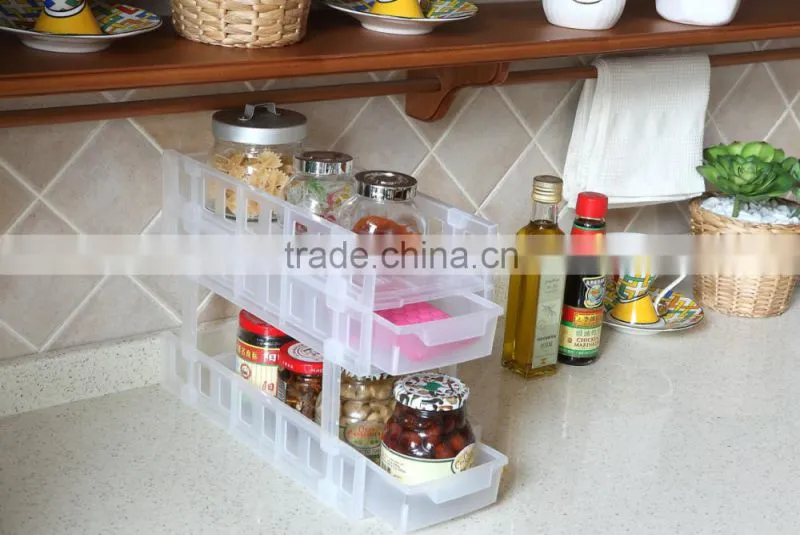 PP 33.4*14*6 High quality kitchen storage box/storage rack