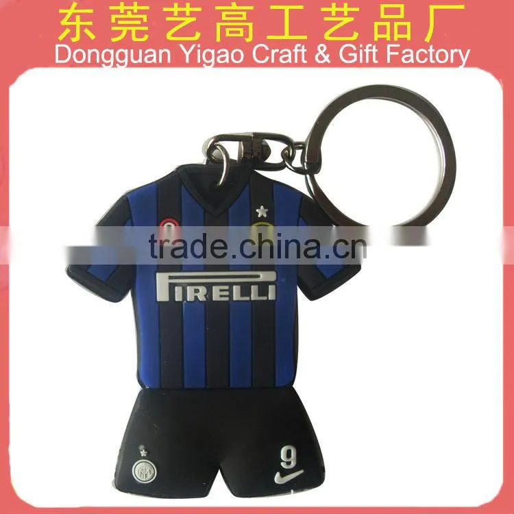 ATBC-PVC description key chain/polo shirt keychains