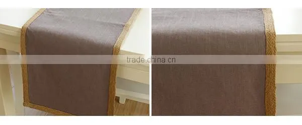Banquet Decoration Cheap Plain Jute Woven Table Runner