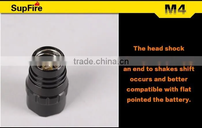 Supfire M4-U2 Rechargeable Flashlight 10W led colorful torch
