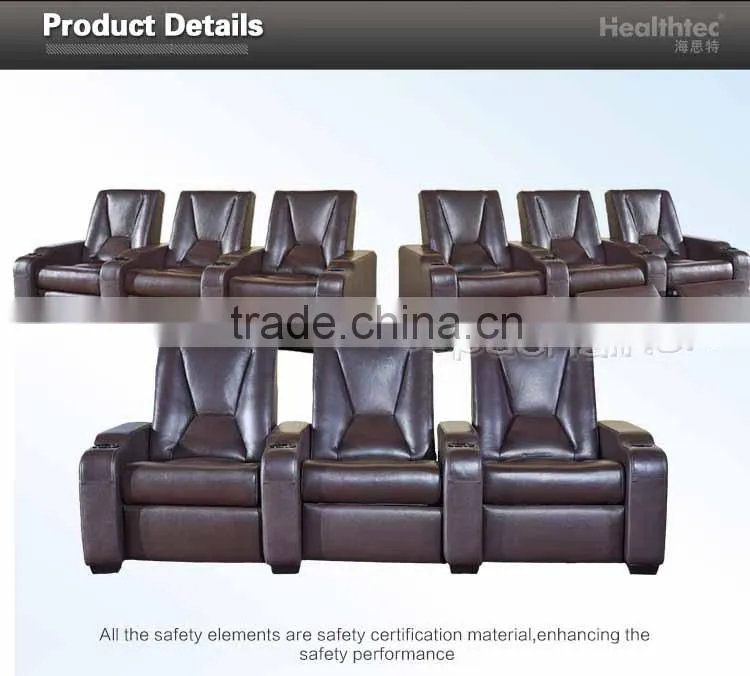 dubai brown 3 seater leather recliner furniture sofa