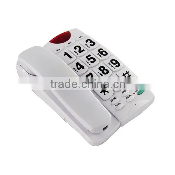 fix line wireless basic function analog telephone set