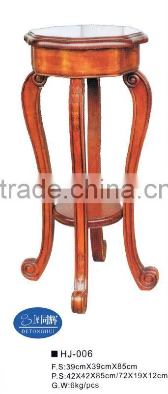 livingroom furniture classical flower stand/ flower rack/phone table(HJ-006)