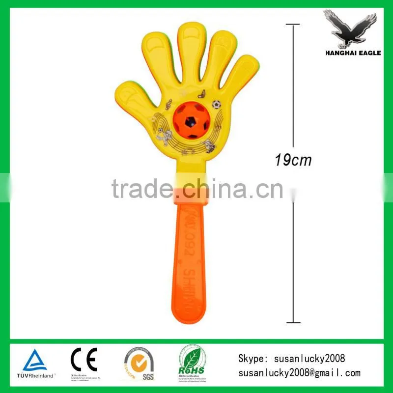 Logo Printed Plastic Cheering Hand Clapper (directly from factory)