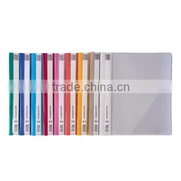 high quality A4 plastic soft manage file cover folder