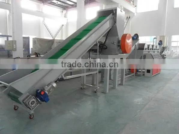 pe film cleaning equipment/pe film pelletizing machine
