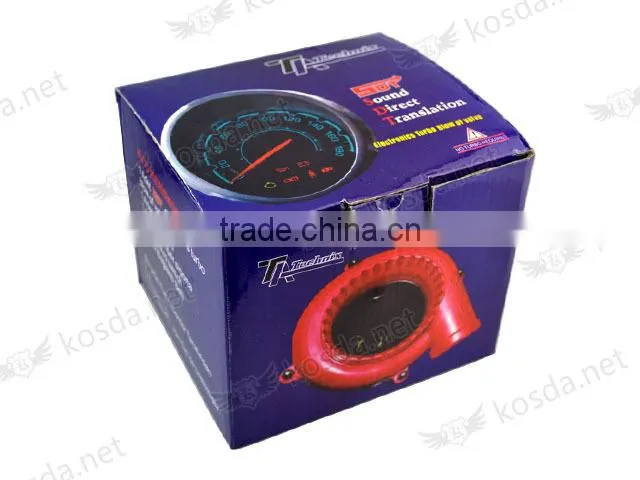 Universal Electric Blow Off Valve turbo, Red color Racing Blow Off turbo sound
