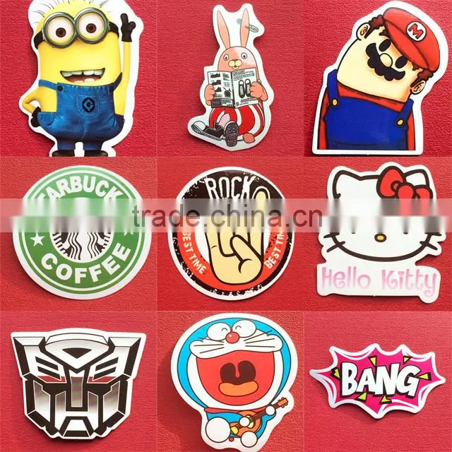 Vinyl die cut stickers Kiss cut bumper stickers car cutting sticker
