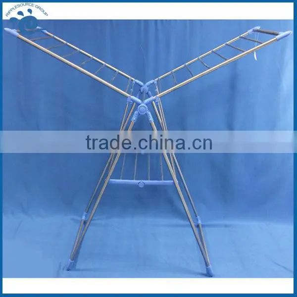 Stainless steel tube foldabe racks clothes rope