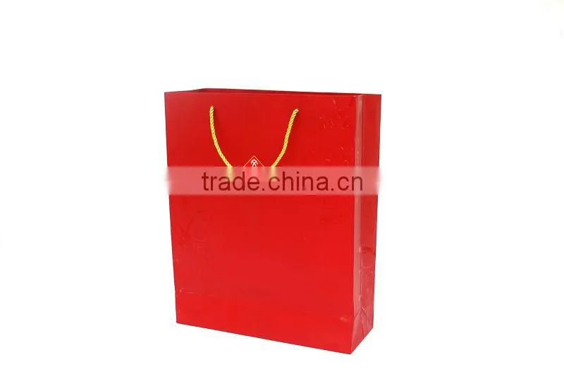 Exquisite recycled Red Paper Gift Bag