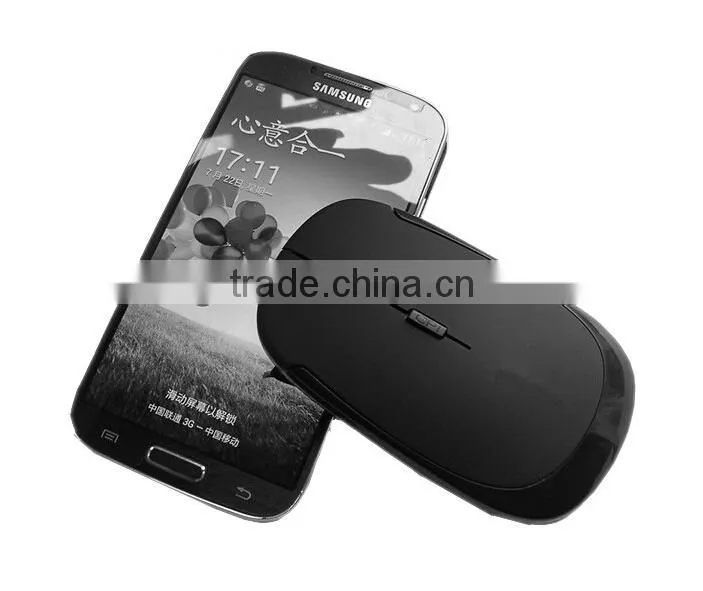 Portable Nano 2.4G Wireless Optical Mouse with DPI Switch (Black)