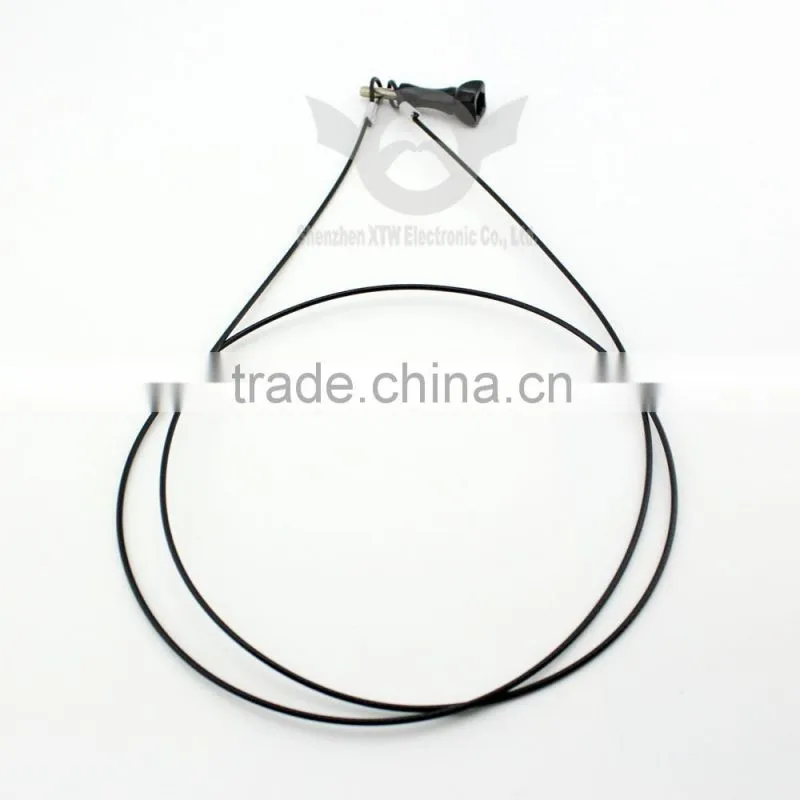 2016 newest go pro accessories 24 inch Stainless Steel Tether Lanyard for GoPro Hero Camera