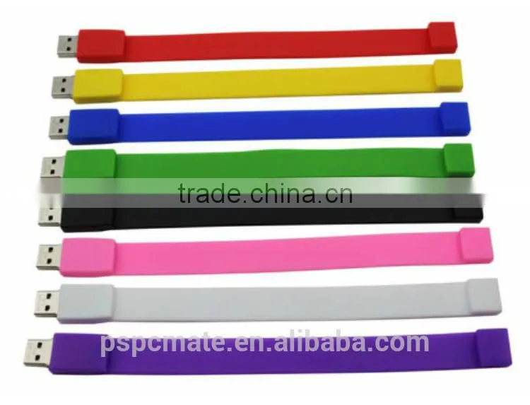 Colorful Bracelet USB 2.0 Memory Stick Flash pen Drive 4GB 8GB 16GB 32GB USB Flash drive