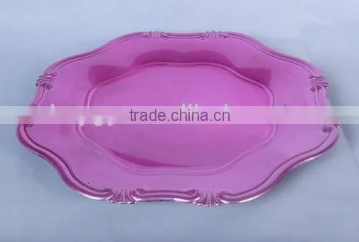 Plastic Plate glitter wholesale