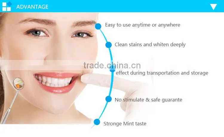 HIgh effect Home use Teeth whitening strips from Tanon factory