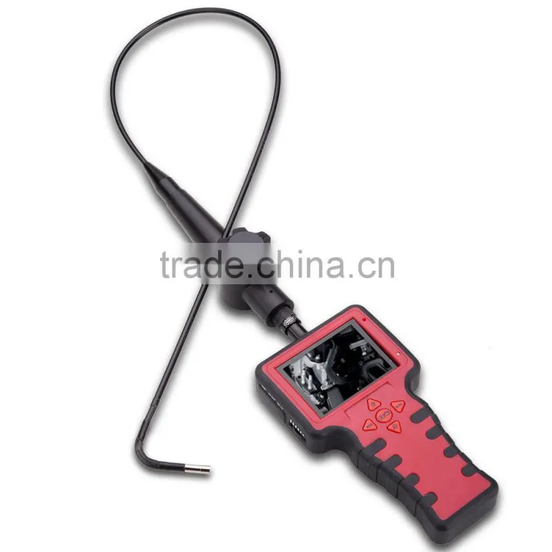 Recordable 3.5" 5.5mm Endoscope Borescope Zoom DVR 2 way 180 Adjust 1m Video Industrial Inspection Camera