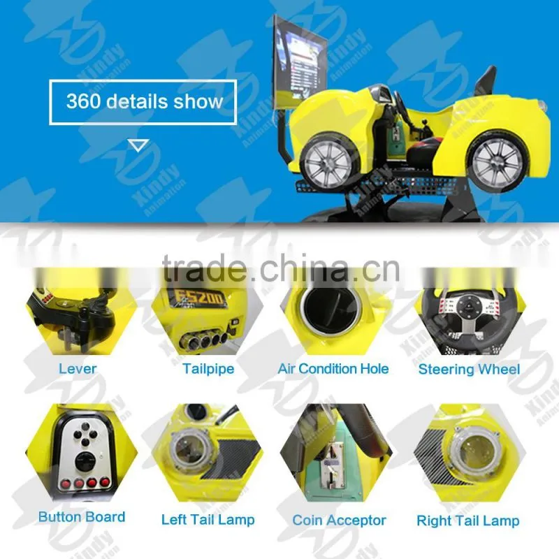Summer discount driving simulator 4d racing car game machine car driving training simulator