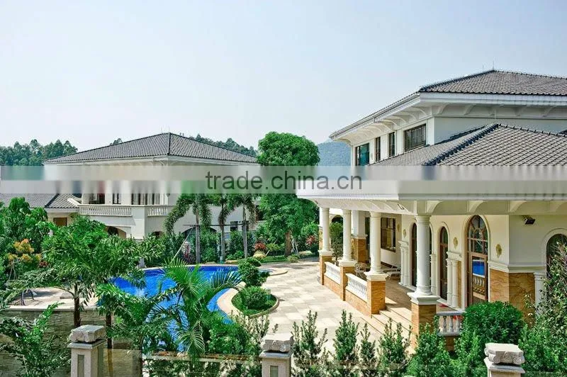 nature glazed japanese roof tile for private villa