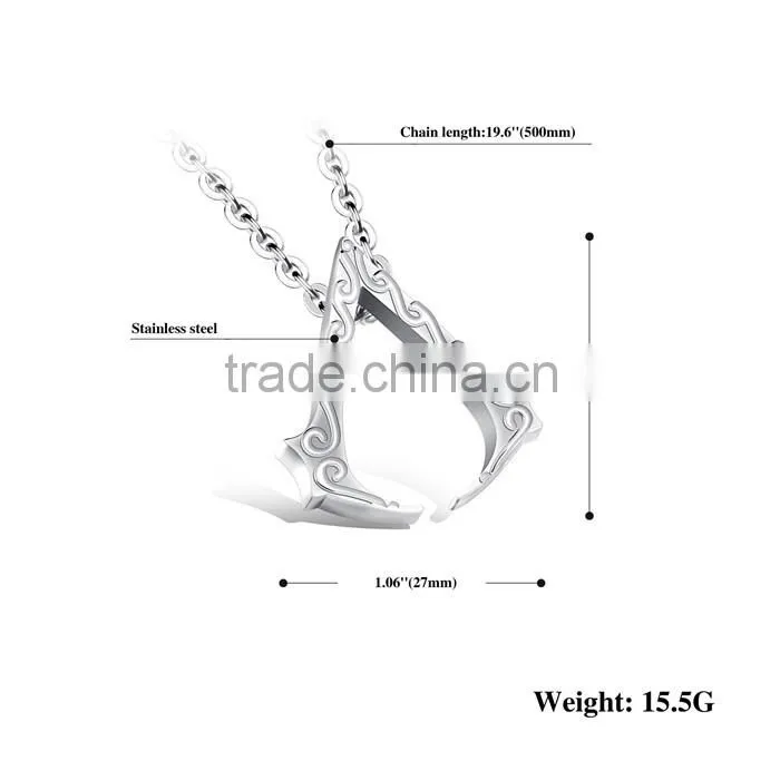 Latest design piercing necklace jewelry for women
