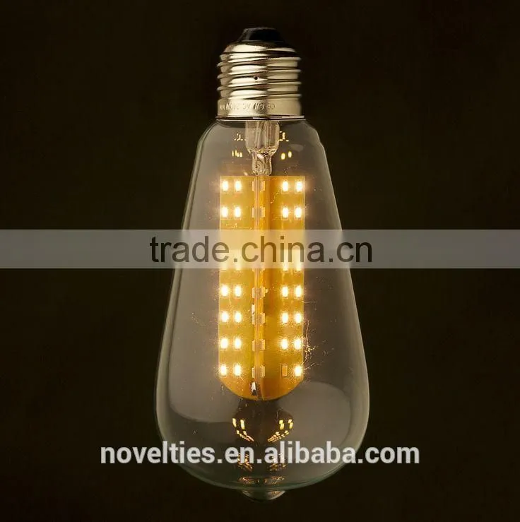 Antique Retro Vintage LED Edison Light Bulb E27 220V 3W Incandescent Light Bulbs