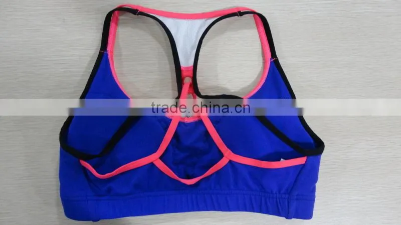 Hot sexy yoga bra comfortable sports bra in china manufacture