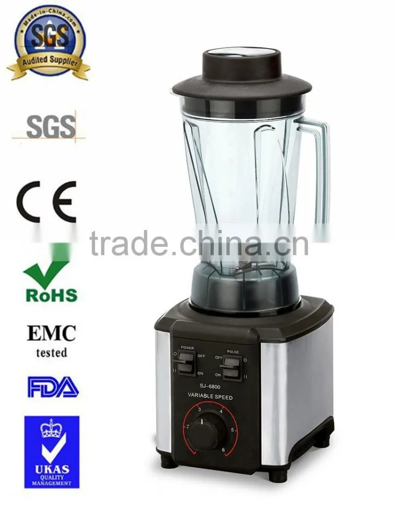 High power raw food commercial smoothie blender/ food mixer/juice ice maker
