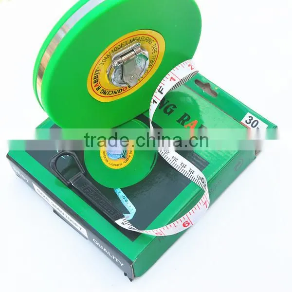 10M 30M 50M ABS case soft pvc bulk fiberglass tape measure metric