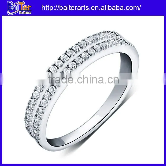 Men And Women Polished Solid Pure 999 Sterling Silver Vintage Engagement Band Rings