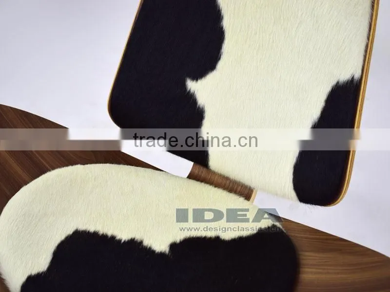 Replica Hans Wegner Lounge Chair - Walnut Shell/ Pony Skin