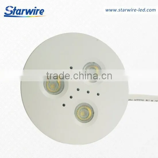 new type - 3*1W led puck light with lens