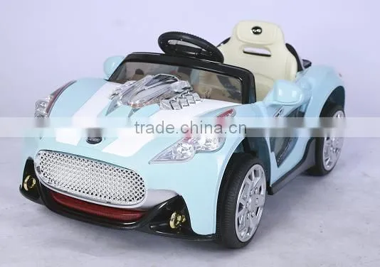 electric sports car, 6V or 12V Style Ride On Car With Remote & MP3 Blue
